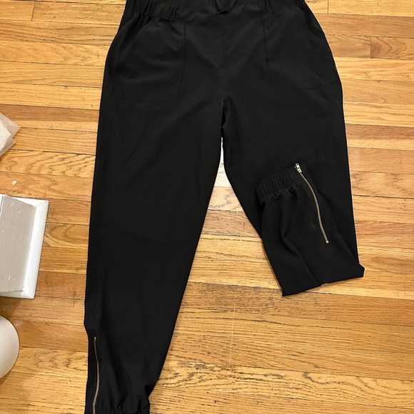 Albion Jetsetters Joggers Pants gold accents sz M - Picture 3 of 5